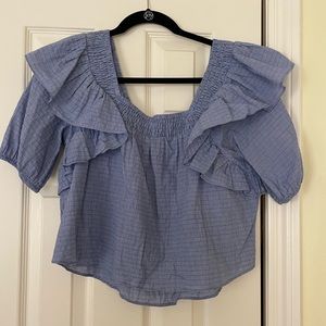 Zara Blue Blouse